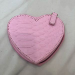 Pink Heart Card Case